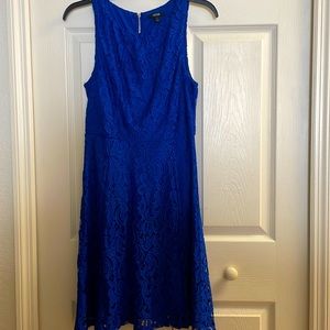 Royal Blue Lacey Dress